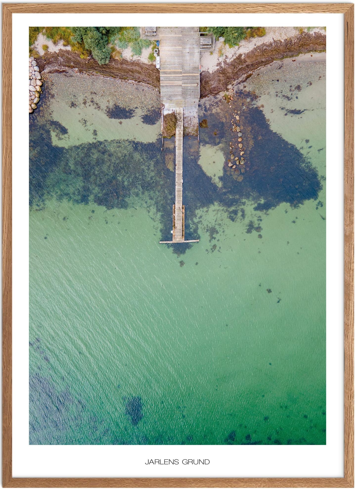 Plakat Jarlens Grund Naturplakat Plakater Nordsjælland Plakat Plakatsnedkeren Drone Plakater - Plakatsnedkeren Plakater