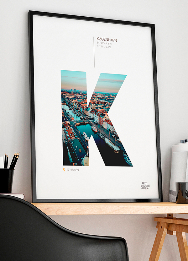 København Plakat Nyhavn 199 - Det Bedste Hjem Plakater
