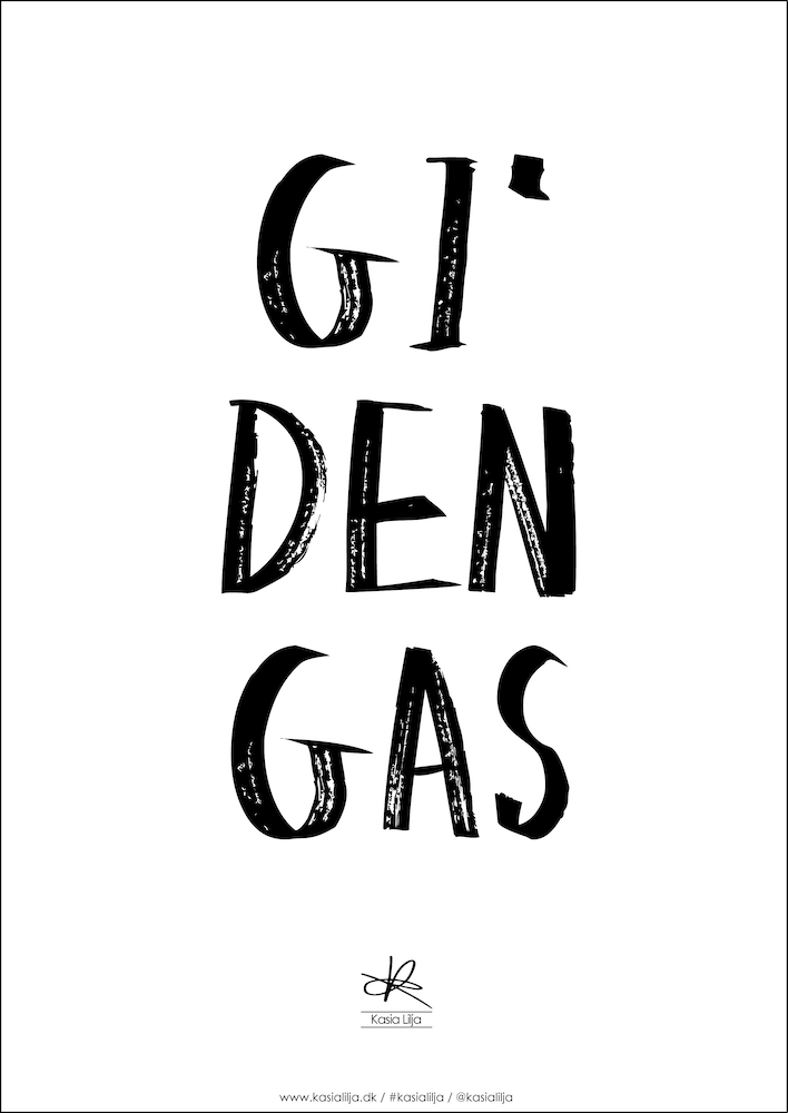 Plakat Den Gas - Kasia Lilja Plakater  - 5710495006153