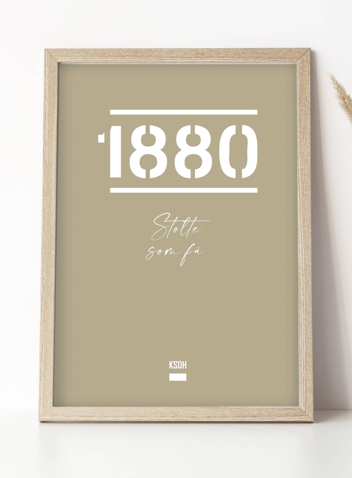 Agf Plakat 1880 Stolte Som 199 - Det Bedste Hjem Plakater