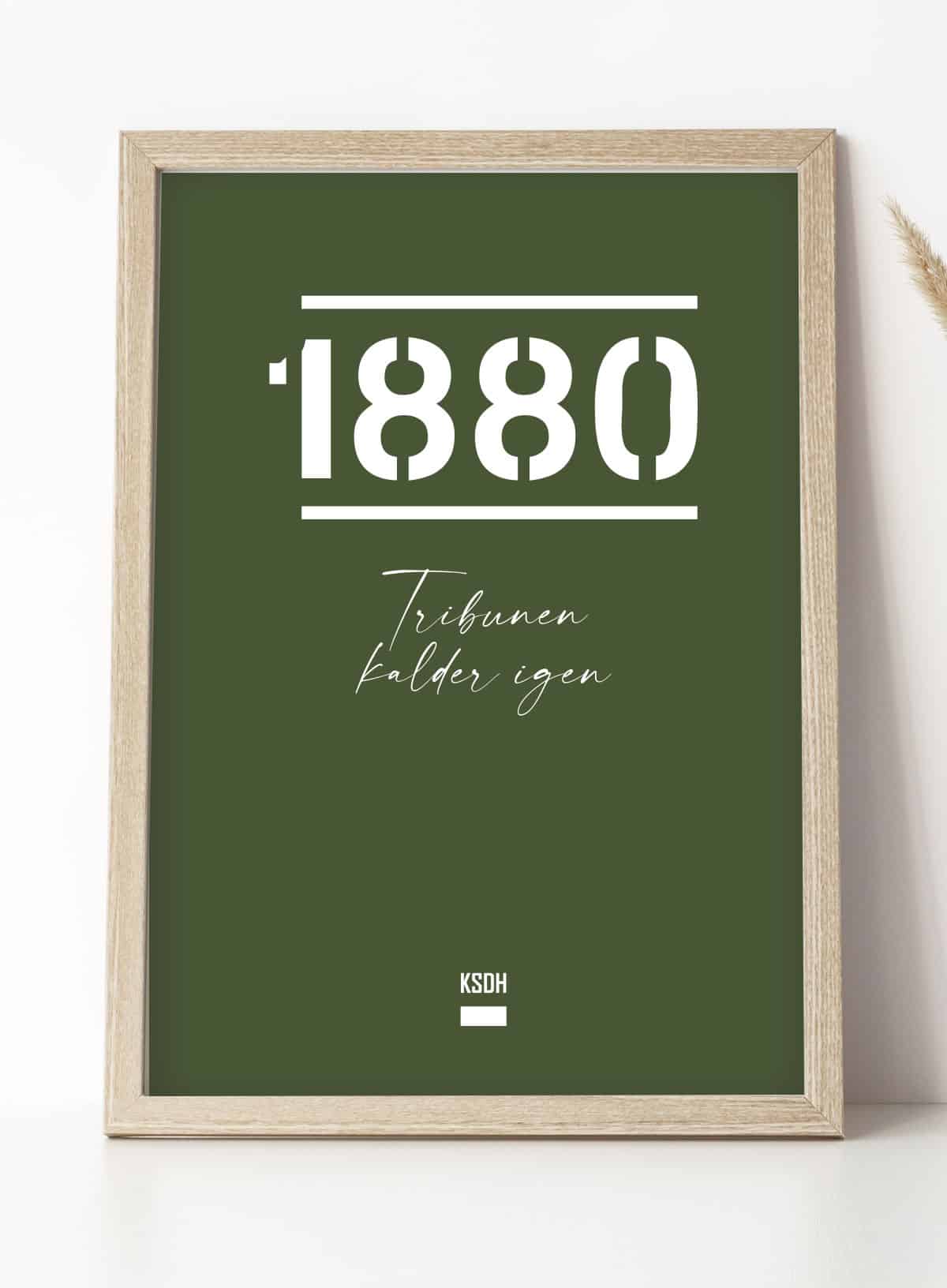 Agf Plakat 1880 Tribunen Kalder Igen 199 - Det Bedste Hjem Plakater