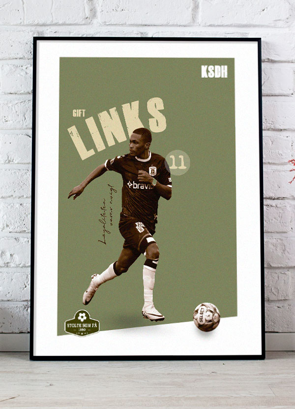 Ksdh Agf Plakat Gift Links 199 - Det Bedste Hjem Plakater