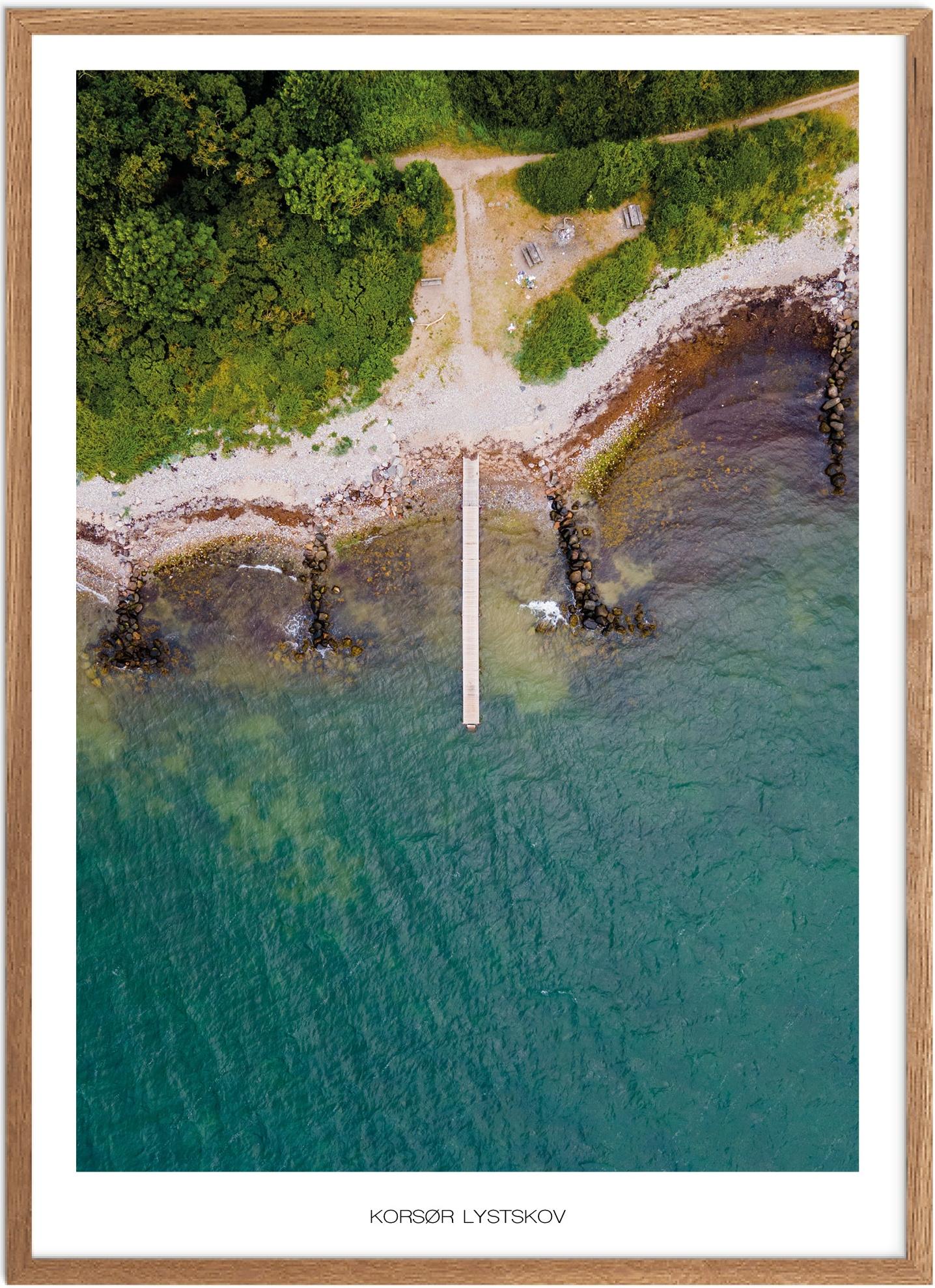 Plakat Korsør Lystskov Naturplakat Plakater Vestsjælland Plakat Plakatsnedkeren Plakater Sydsjælland - Plakatsnedkeren Plakater
