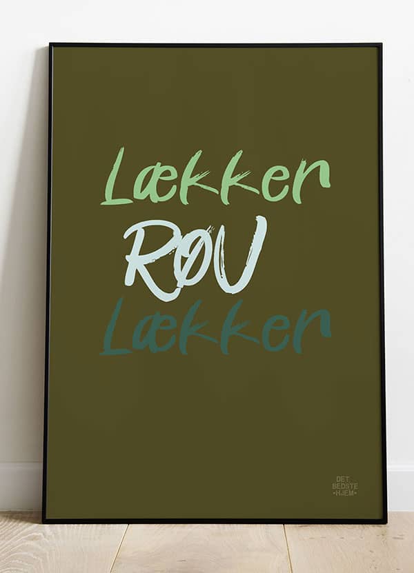 Røv Lækker Røv Plakat 199 - Det Bedste Hjem Plakater