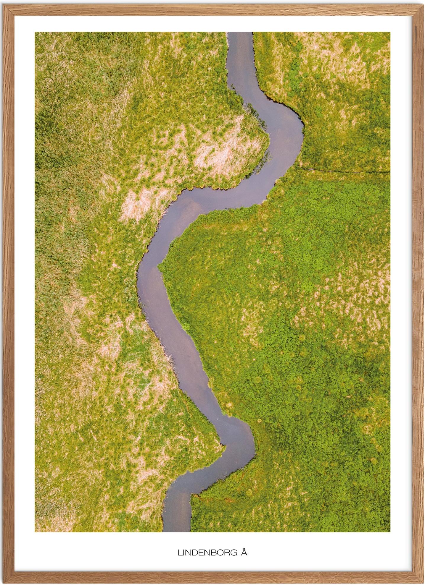 Plakat Lindenborg Naturplakat Plakater Nordjylland Plakat Plakatsnedkeren Drone Plakater - Plakatsnedkeren Plakater