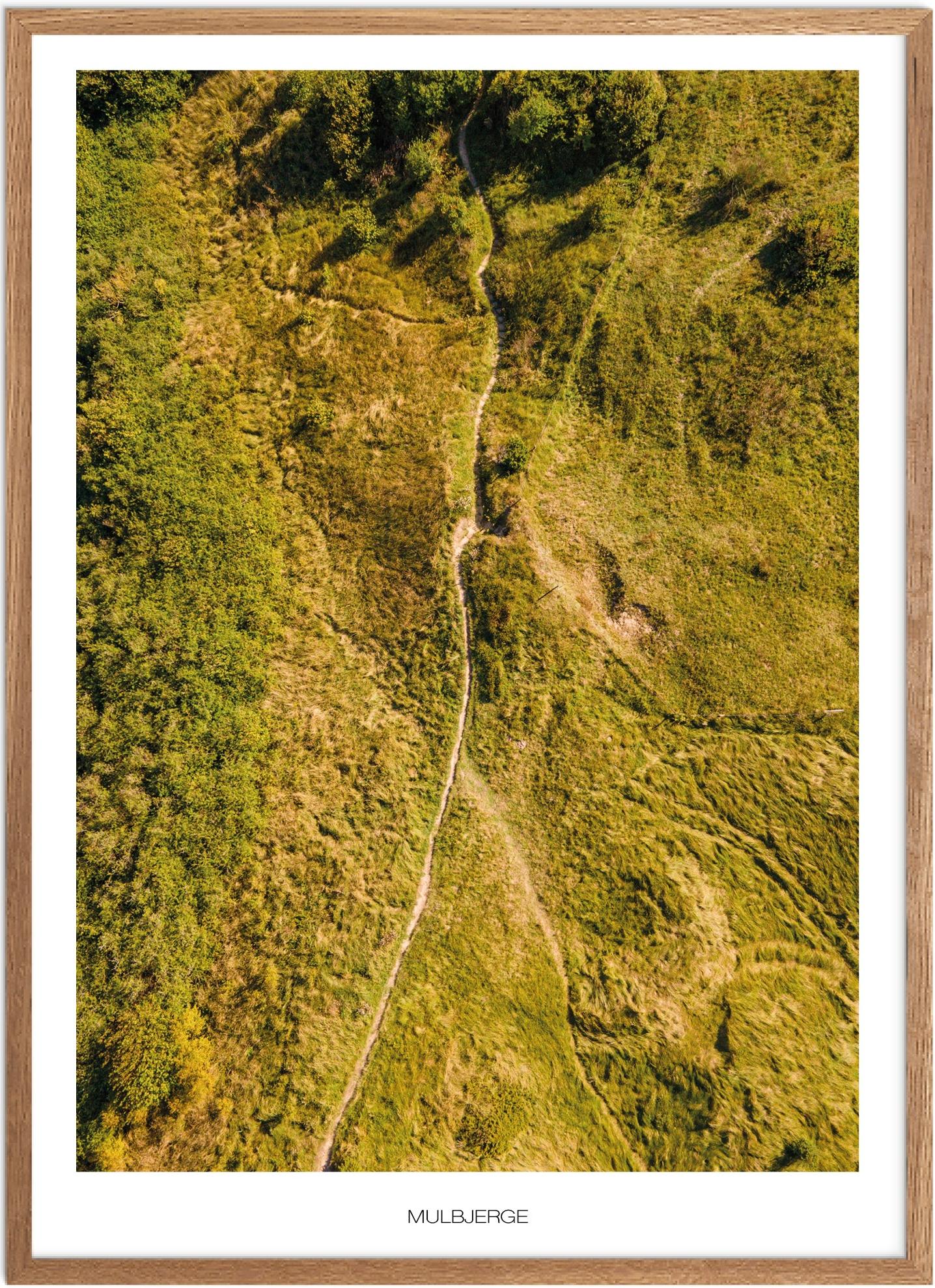 Plakat Mulbjerge Naturplakat Plakater Nordjylland Plakat Plakatsnedkeren Drone Plakater - Plakatsnedkeren Plakater
