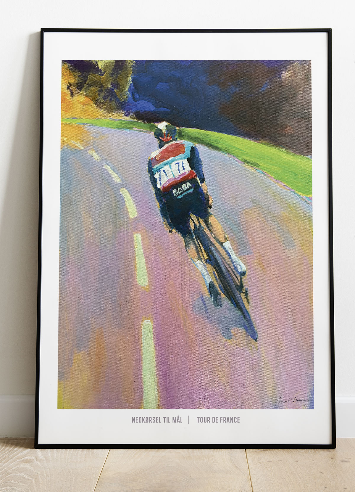 Tour France Plakat Nedkørsel Mod Mål 199 - Det Bedste Hjem Plakater