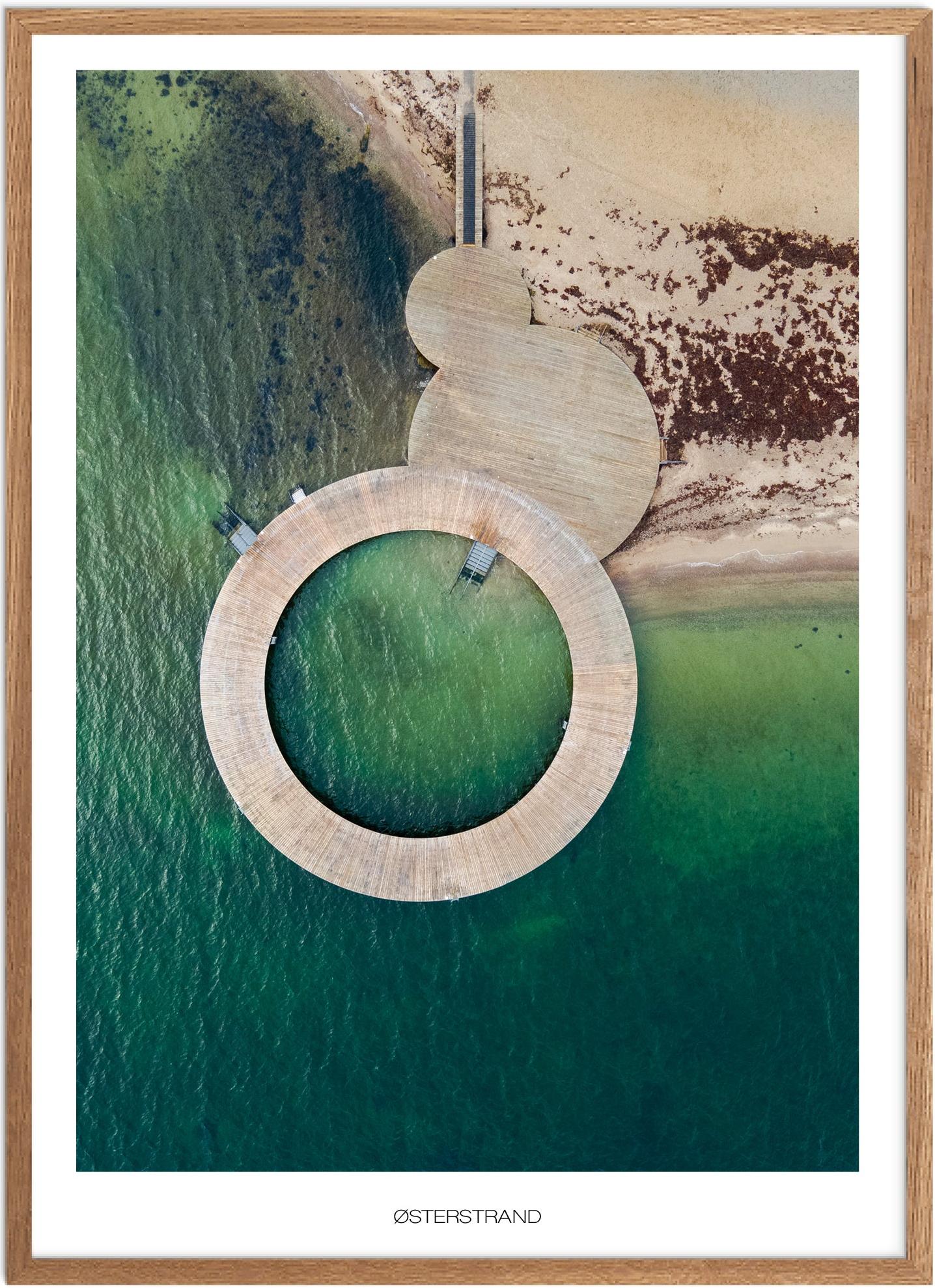 Plakat Østersstrand Naturplakat Plakater Sydjylland Plakat Plakatsnedkeren Bestsellere - Plakatsnedkeren Plakater