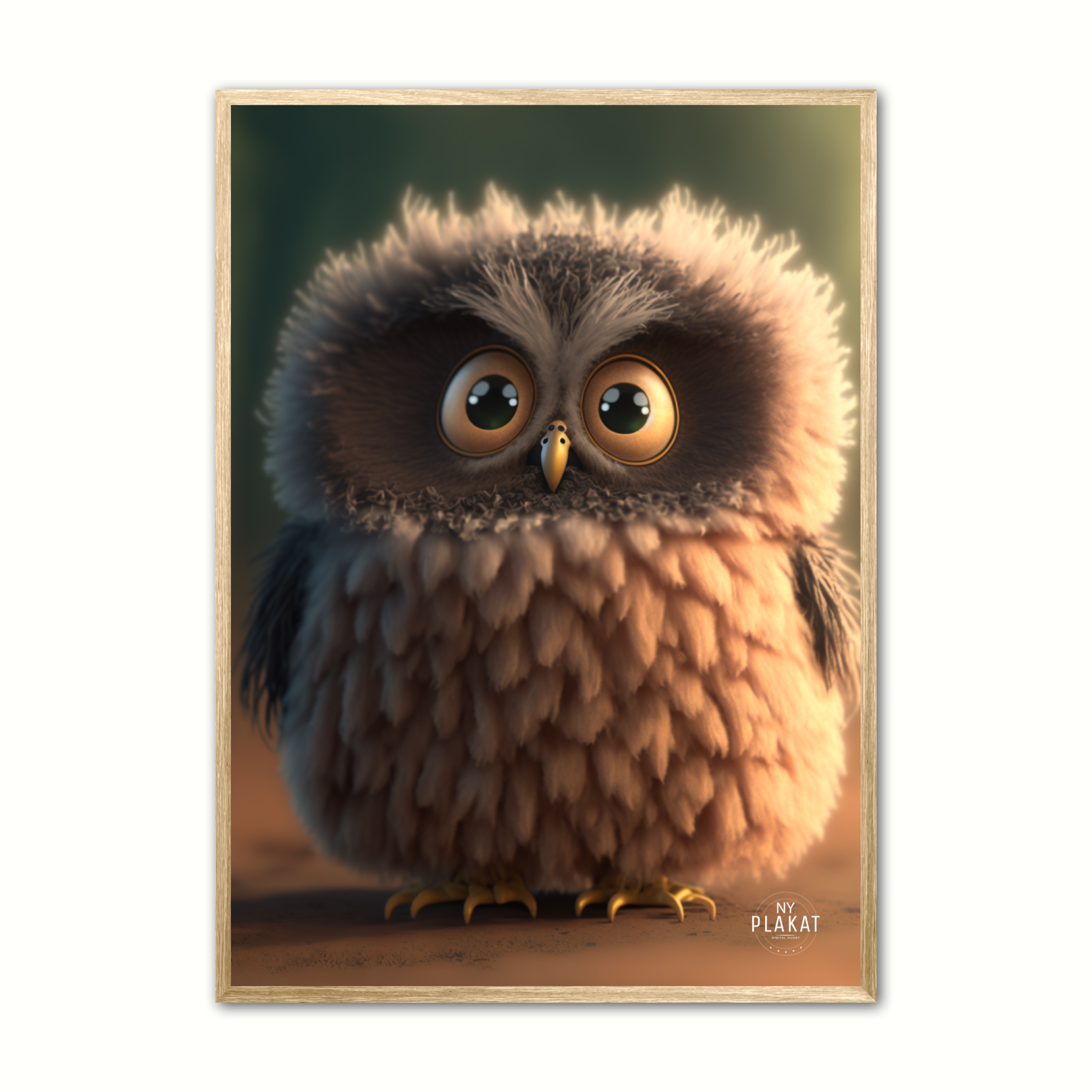 Plakat Med Owlbert Ugle - Ny Plakat Plakater