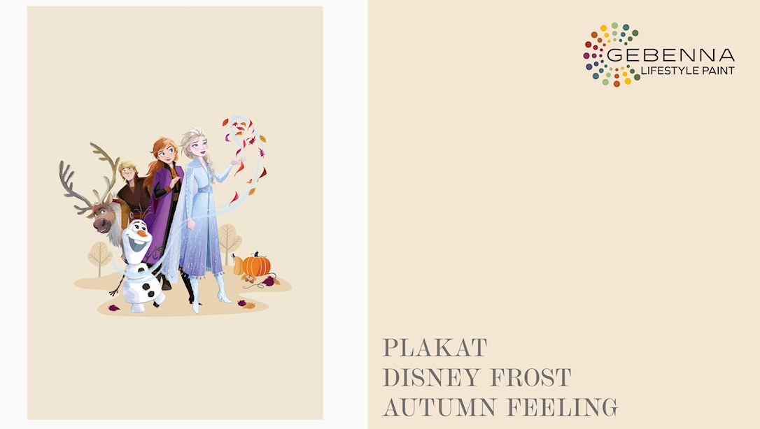 Plakat: Disney Frost Ampquotautumn Feelingampquot 50x70 - Gebenna Plakater