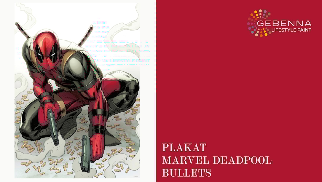 Gul Plakat: Marvel Deadpool Bullets 50x70 - Gebenna Plakater