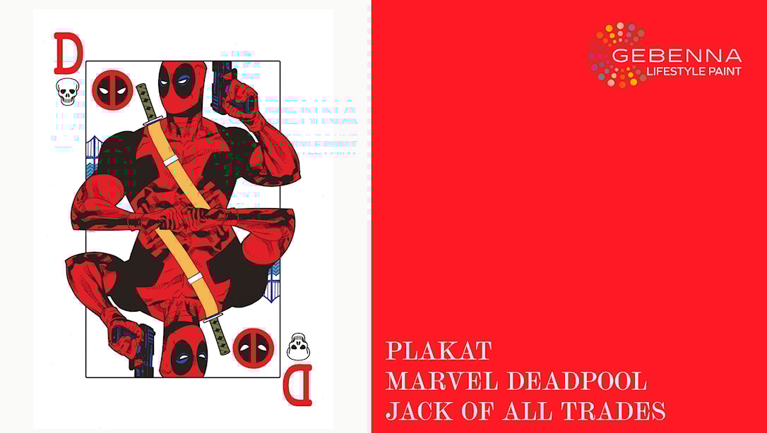 Gul Plakat: Marvel Deadpool Jack All Trades 50x70 - Gebenna Plakater
