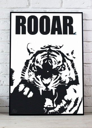 Plakat Med Tiger 199 - Det Bedste Hjem Plakater