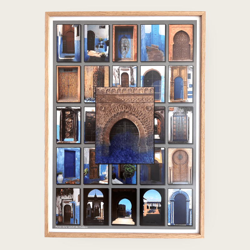 Plakat 50x70 Portes Casbah - Tibladin Plakater