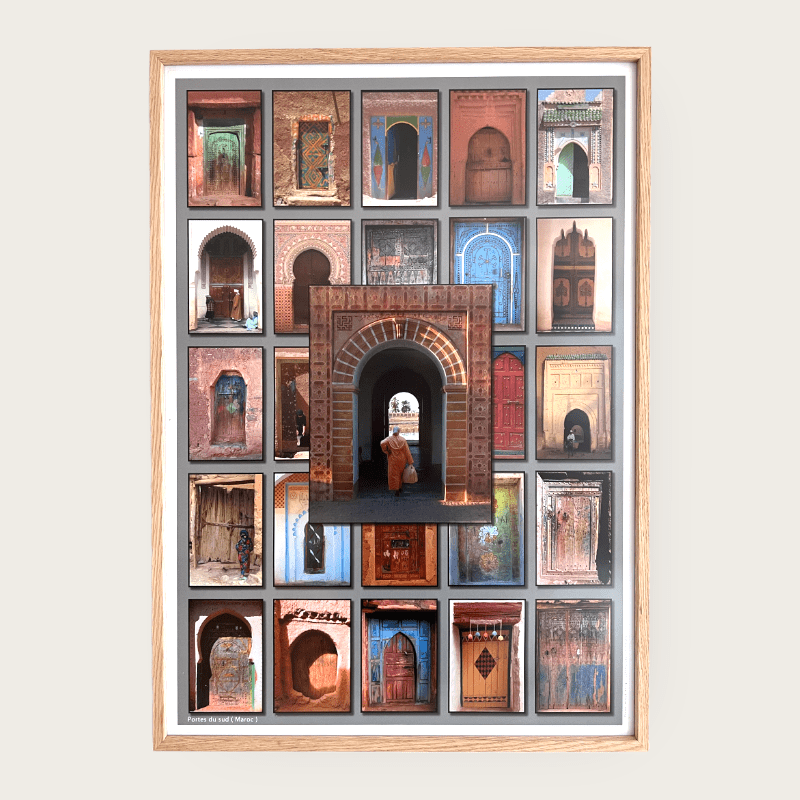 Plakat 50x70 Portes Sud - Tibladin Plakater