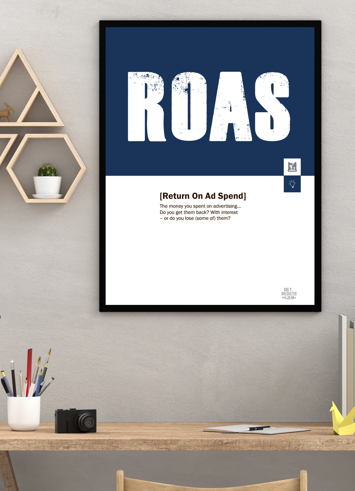 Roas Marketing Plakat 199 - Det Bedste Hjem Plakater