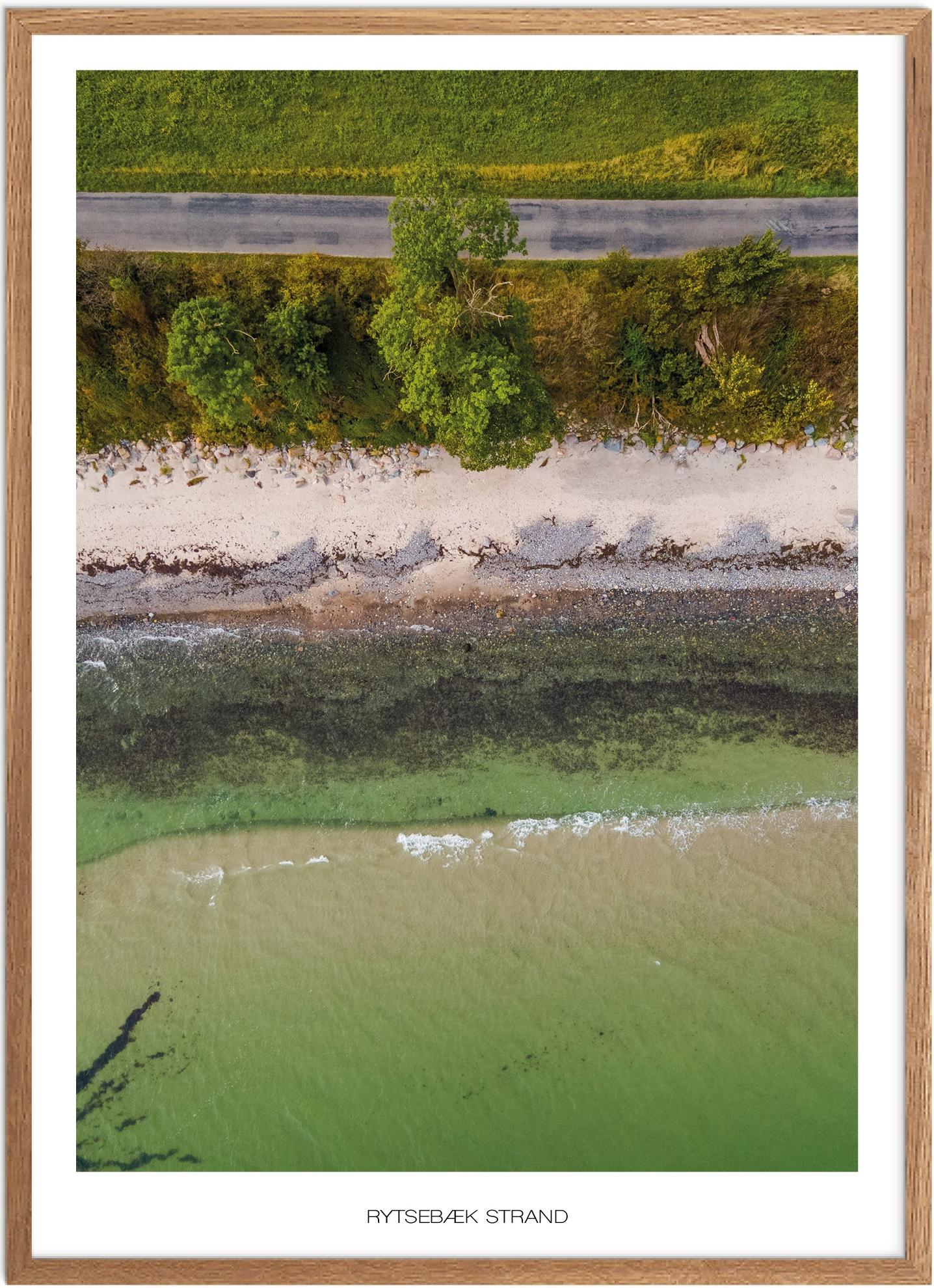 Plakat Rytsebæk Strand Naturplakat Recommended Products Seguno Plakat Plakatsnedkeren Drone Plakater - Plakatsnedkeren Plakater