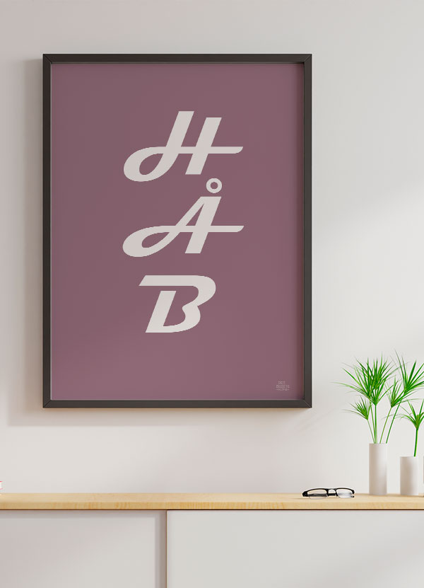 Rosa Håb Plakat 199 - Det Bedste Hjem Plakater