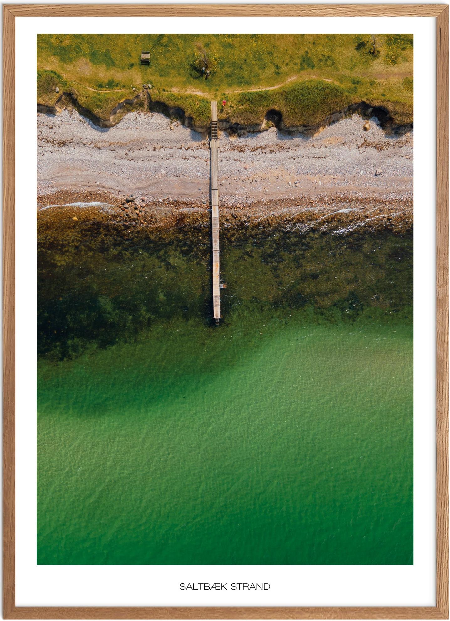 Plakat Saltbæk Strand Naturplakat Plakater Vestsjælland Plakat Plakatsnedkeren Plakater Odsherred - Plakatsnedkeren Plakater