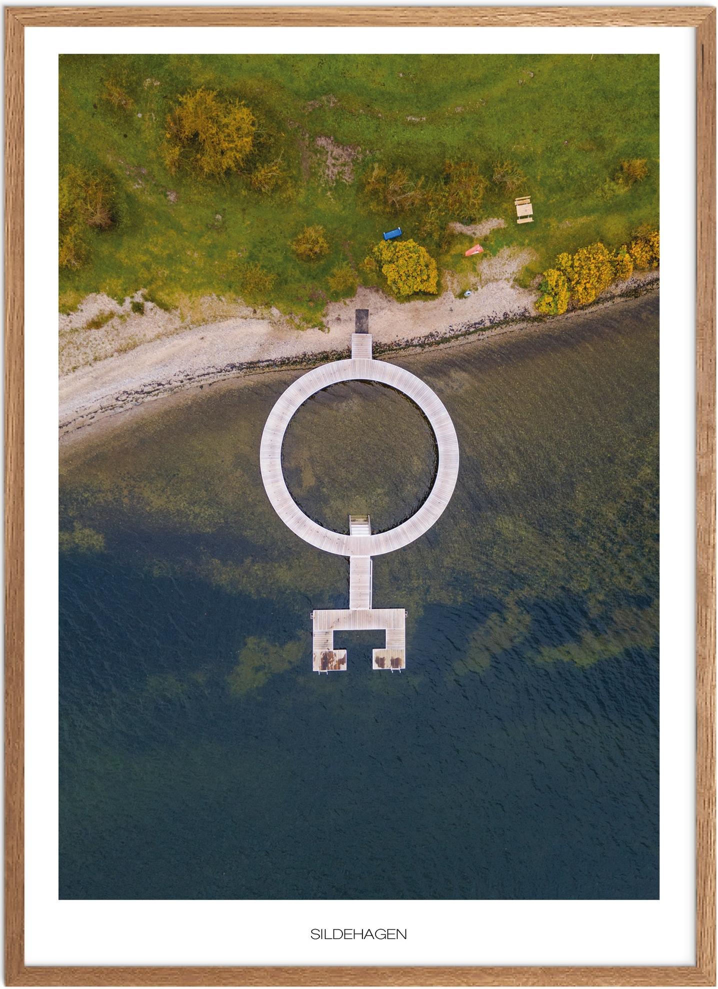 Plakat Sildehagen Naturplakat Plakater Nordjylland Plakat Plakatsnedkeren Drone Plakater - Plakatsnedkeren Plakater