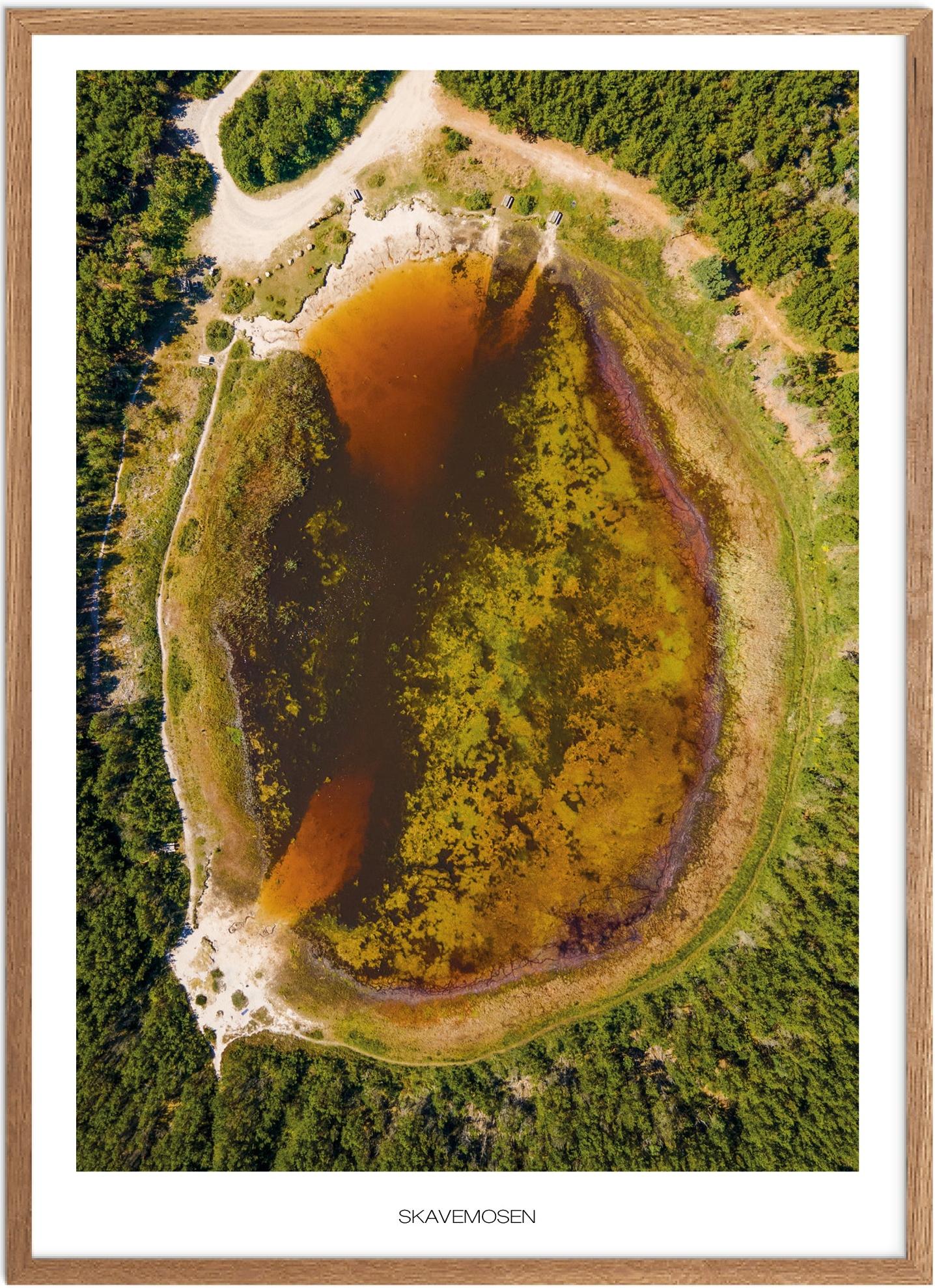 Plakat Skavemosen Naturplakat Plakater Vestjylland Plakat Plakatsnedkeren Drone Plakater - Plakatsnedkeren Plakater