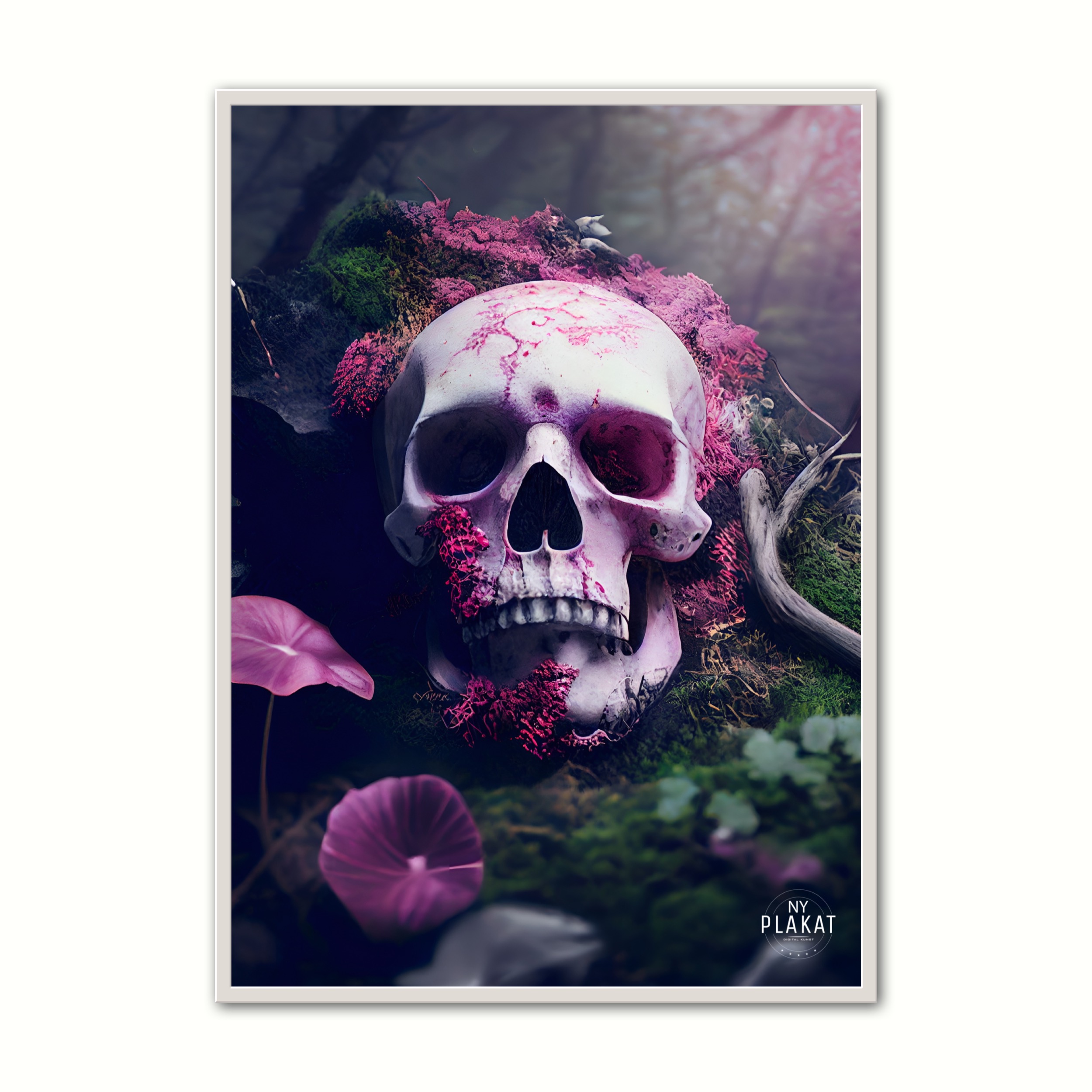 Plakat Med Skull Forest Poster - Ny Plakat Plakater
