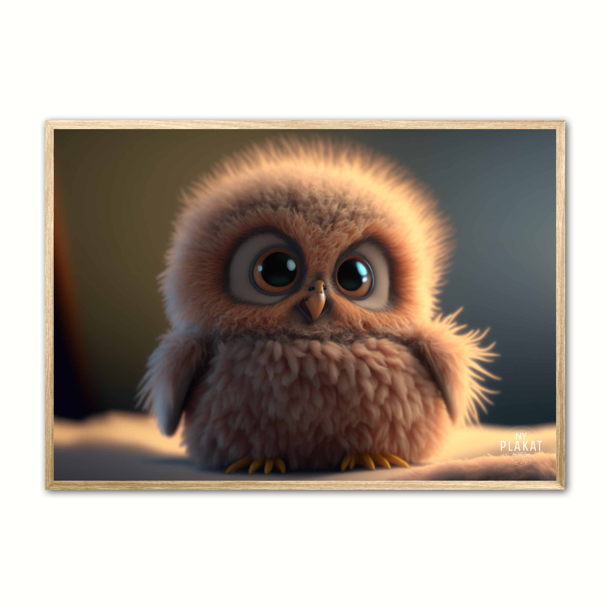 Plakat Med Snuggle Ugle - Ny Plakat Plakater