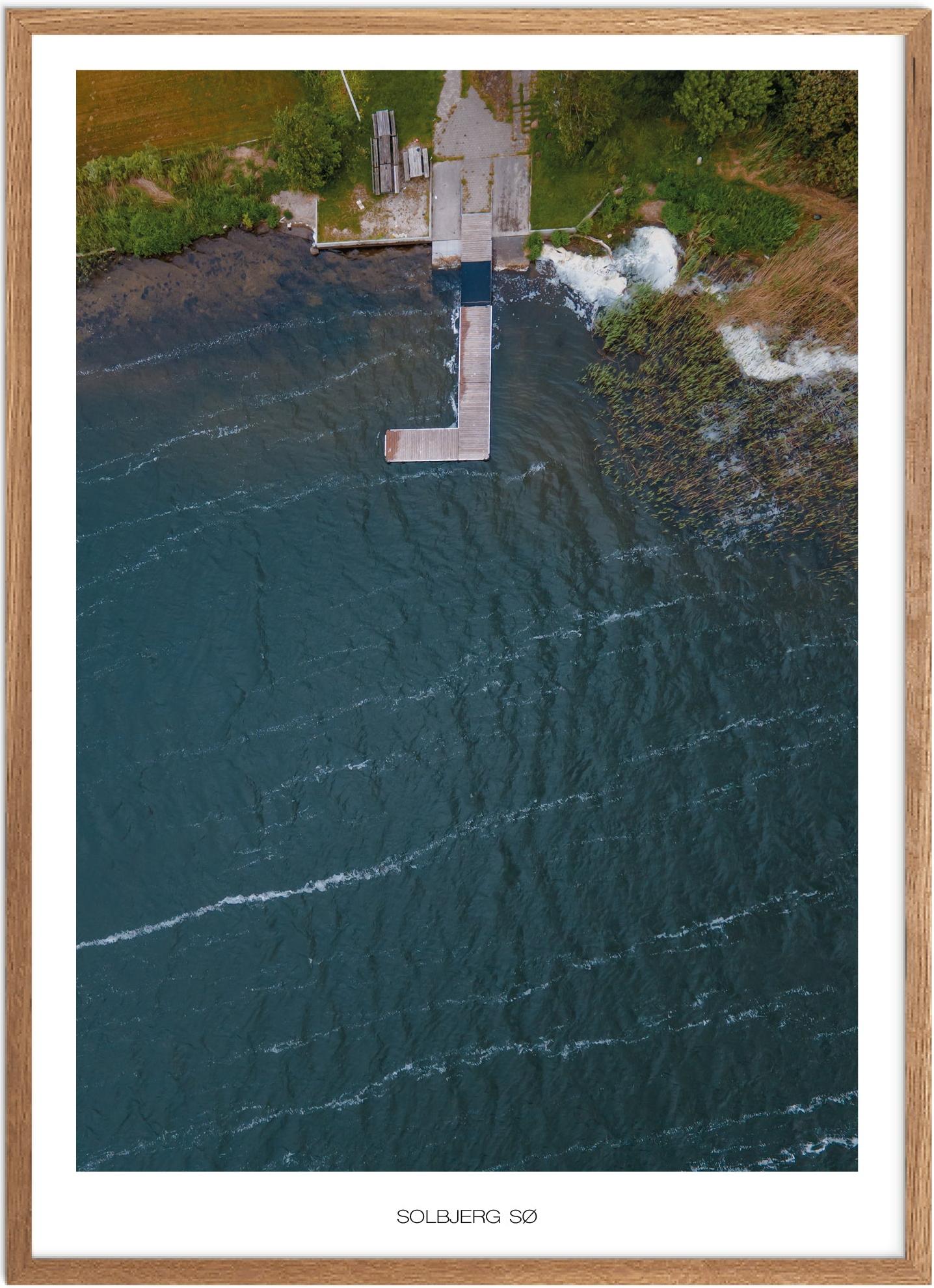 Plakat Solbjerg Naturplakat Plakater Østjylland Plakat Plakatsnedkeren Drone Plakater - Plakatsnedkeren Plakater
