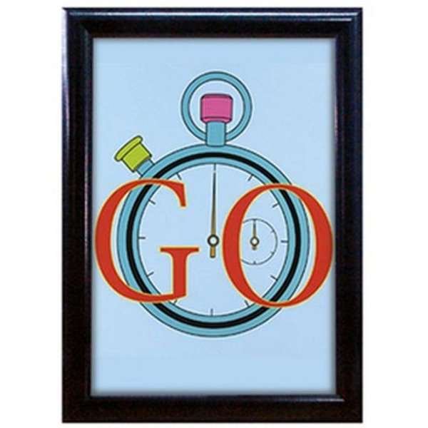 Sort Klikramme Med 25mm Aluminium Profil - Liseborg Plakater