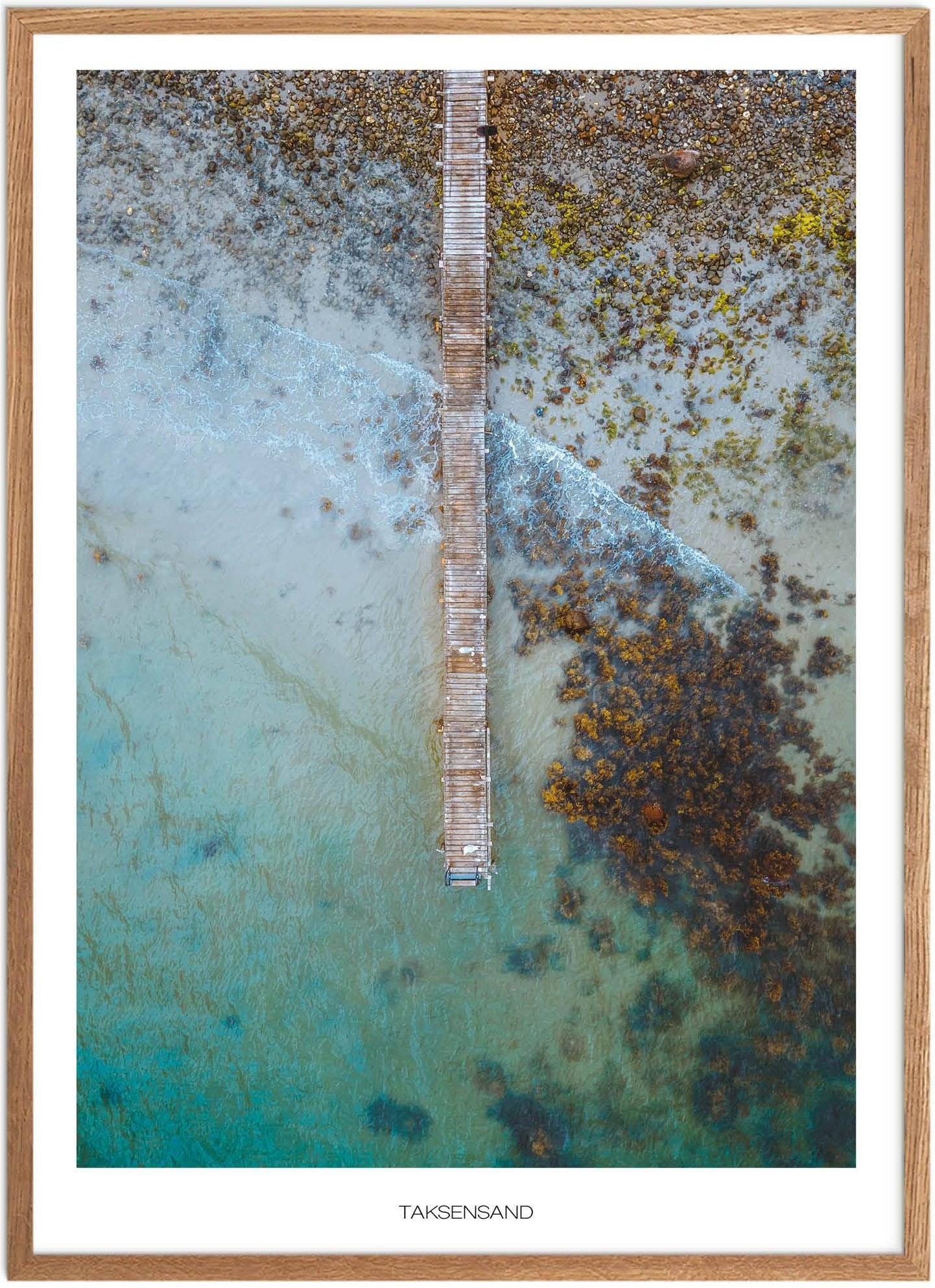 Plakat Taksensand Naturplakat Plakater Sydjylland Plakat Plakatsnedkeren Drone Plakater - Plakatsnedkeren Plakater