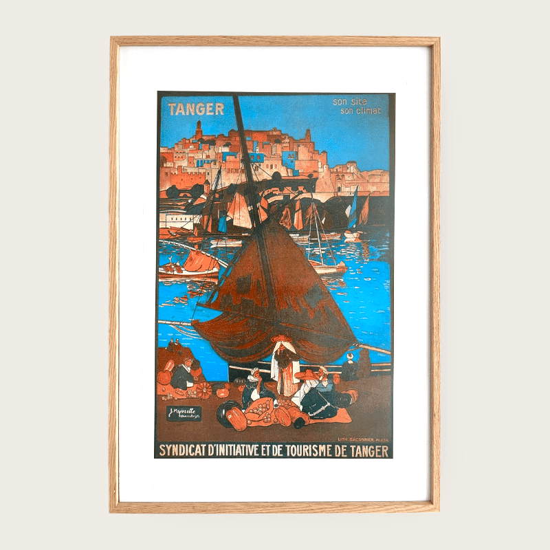 Plakat 40x60 Tanger Son Site Son Climat - Tibladin Plakater