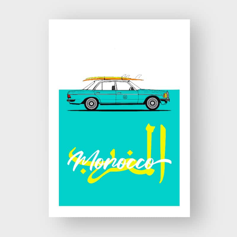 Marokkansk Plakat The Legend 240 30x40 - Tibladin Plakater