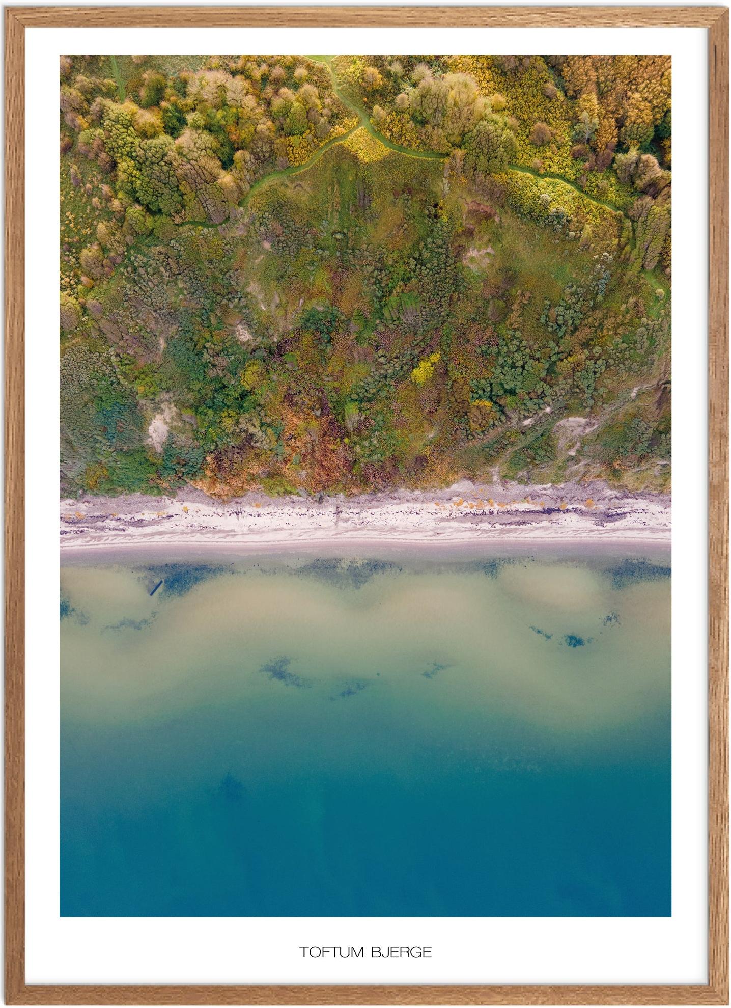 Plakat Toftum Bjerge Naturplakat Plakater Vestjylland Plakat Plakatsnedkeren Drone Plakater - Plakatsnedkeren Plakater