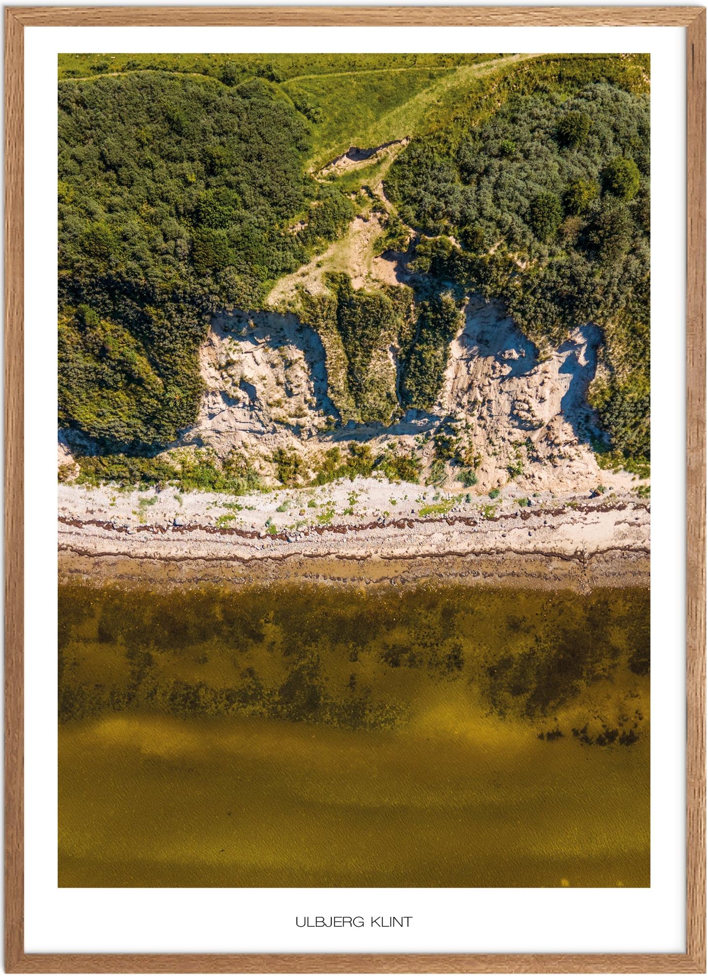 Plakat Ulbjerg Klint Naturplakat Plakater Nordjylland Plakat Plakatsnedkeren Bestsellere - Plakatsnedkeren Plakater