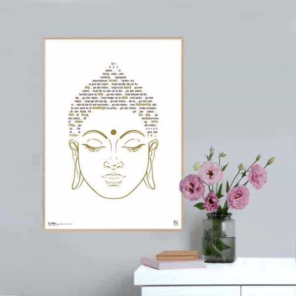 Visdomsbuddhaen Songshape Plakat Lodret - Songshape Plakater