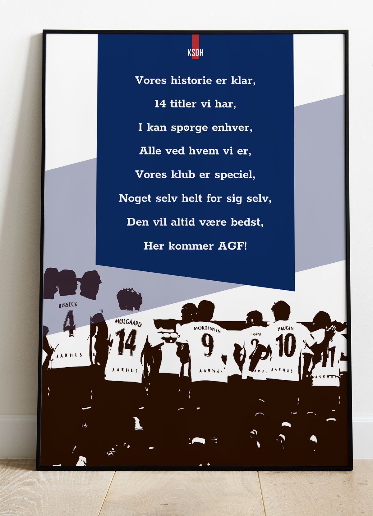 Agf Plakat Vores Historie Klar 199 - Det Bedste Hjem Plakater