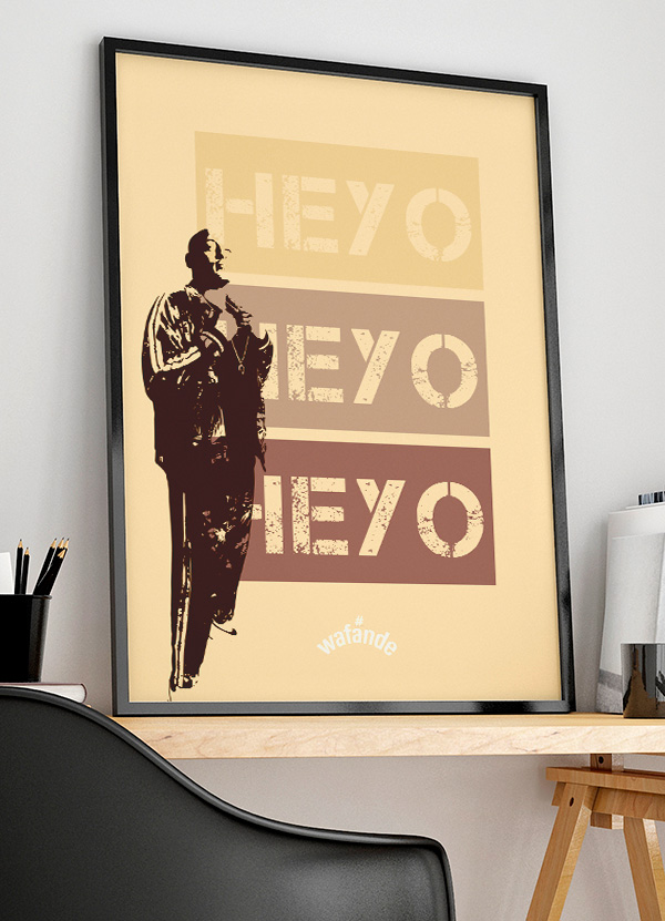 Wafande Plakat Grafisk Heyo Heyo Heyo 199 - Det Bedste Hjem Plakater