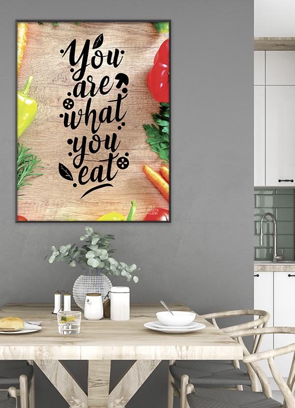Serie1you Are What You Eat Plakat 199 - Det Bedste Hjem Plakater