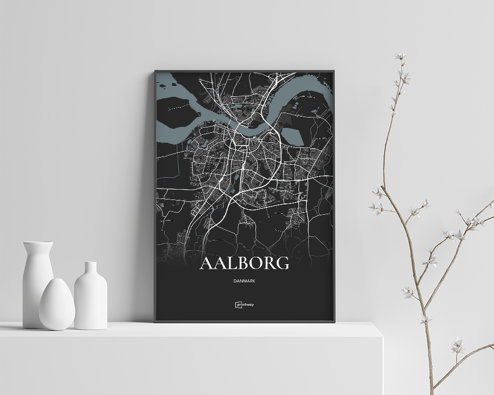 Sort Aalborg Plakaten - Printway Plakater