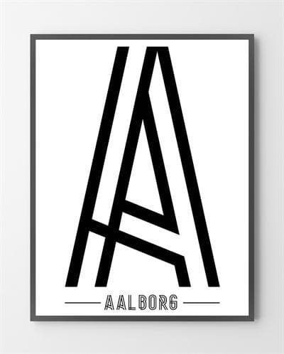 Aalborg Plakat 50x70 - Liseborg Plakater