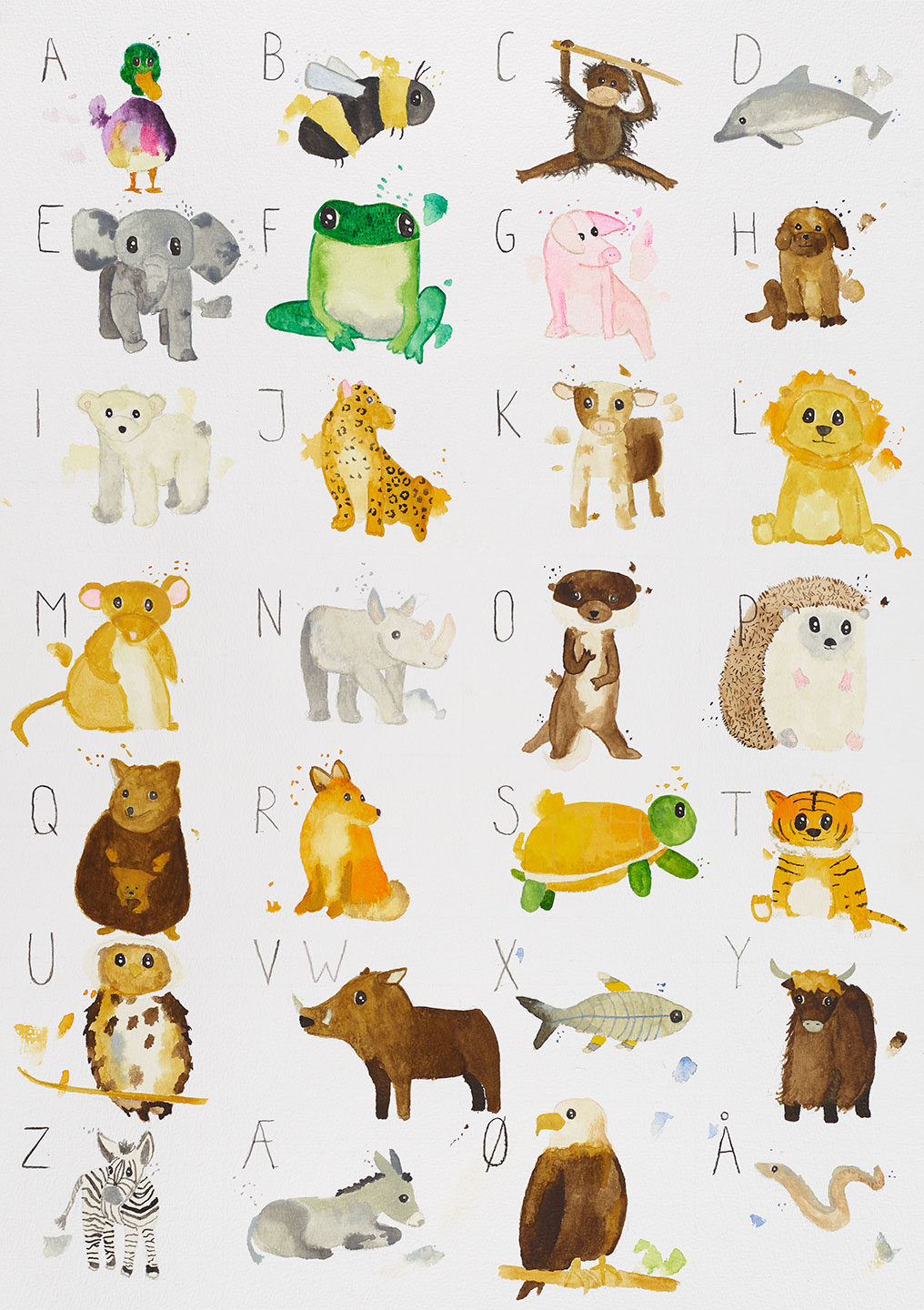 Abc Plakat Leo Mio - Leo Mio Plakater