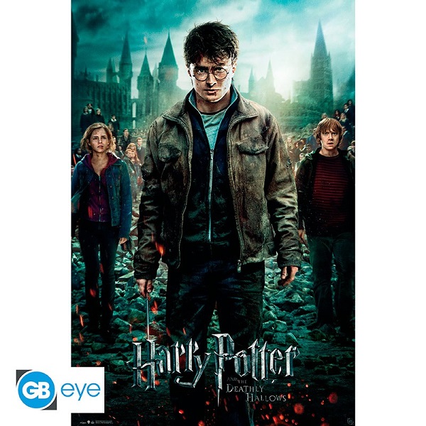 Harry Potter Deathly Hallows Poster Plakat 61x91 5cm - !andet Plakater  - 5028486151653