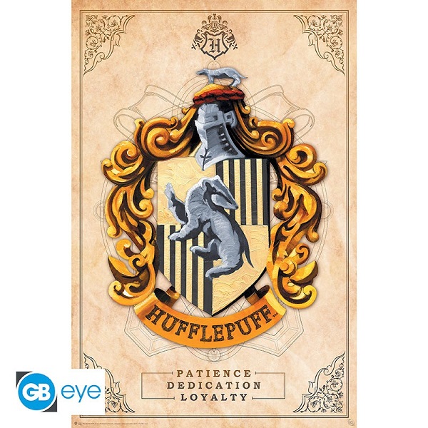 Harry Potter Hufflepuff Poster Plakat 61x91 5cm - !andet Plakater  - 3665361083580