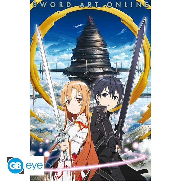 Sword Art Online Aincrad Poster Plakat 61x91 5cm - !andet Plakater  - 3665361106692