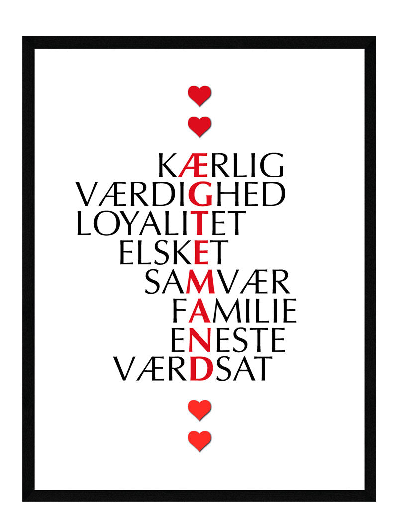 Ægtemand Citat Plakat - Egly Design Plakater