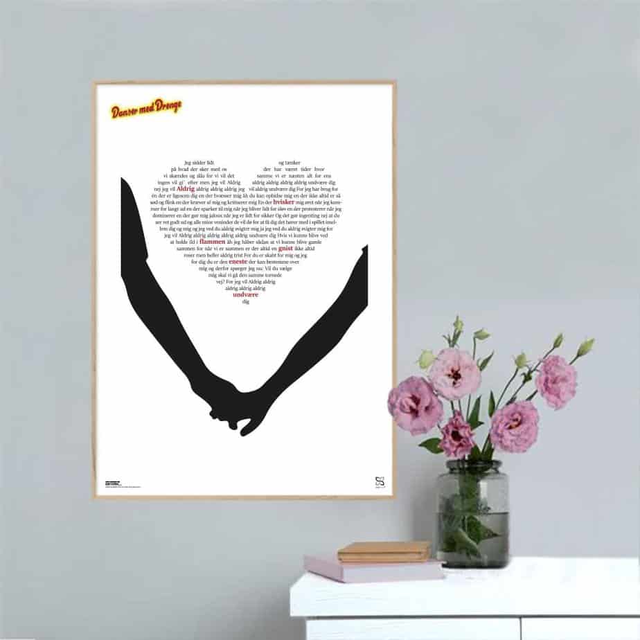 Aldrig Undvære Dig Danser Med Drenge Songshape Plakat Lodret - Songshape Plakater