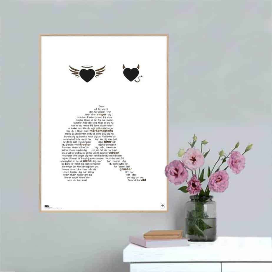 Alt For Vild Michael Falch Plakat Lodret - Songshape Plakater