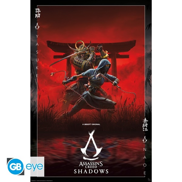 Assassin Creed Shadows Key Art Poster Plakat - !andet Plakater  - 3665361152002