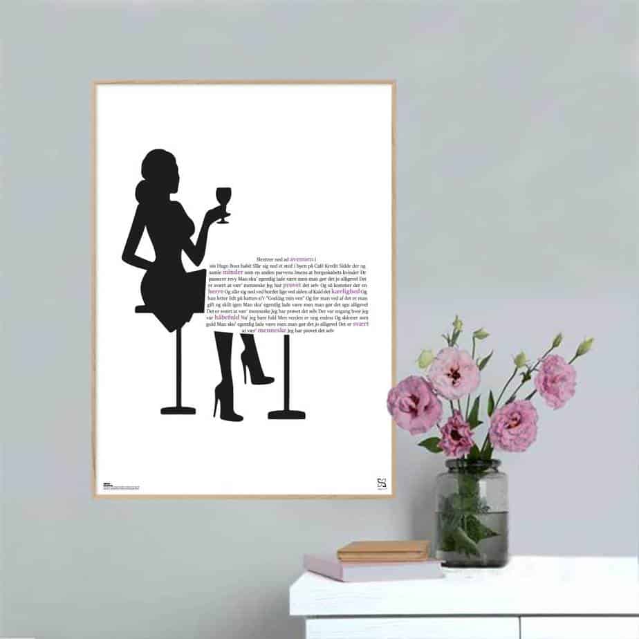 Avenuen Trine Dyrholm Plakat Lodret - Songshape Plakater