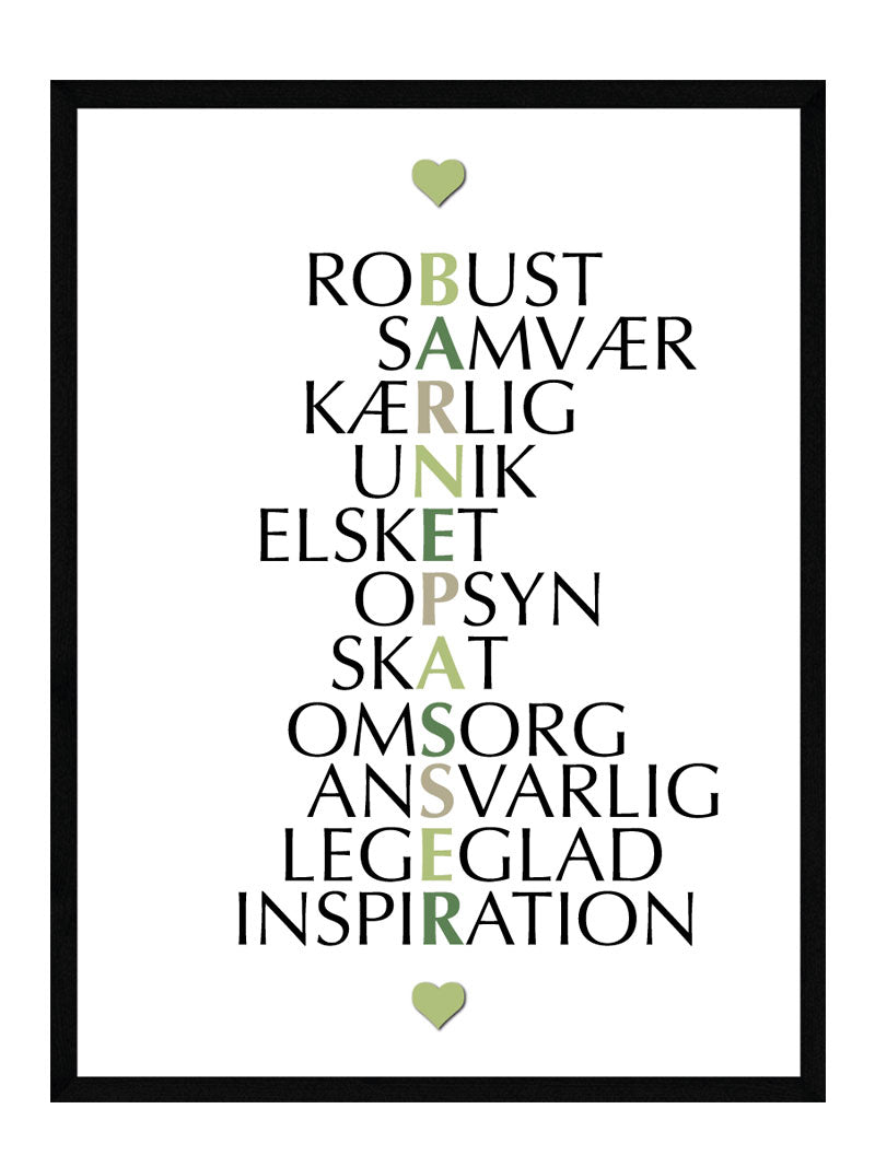 Barnepasser Plakat - Postersbyus Plakater